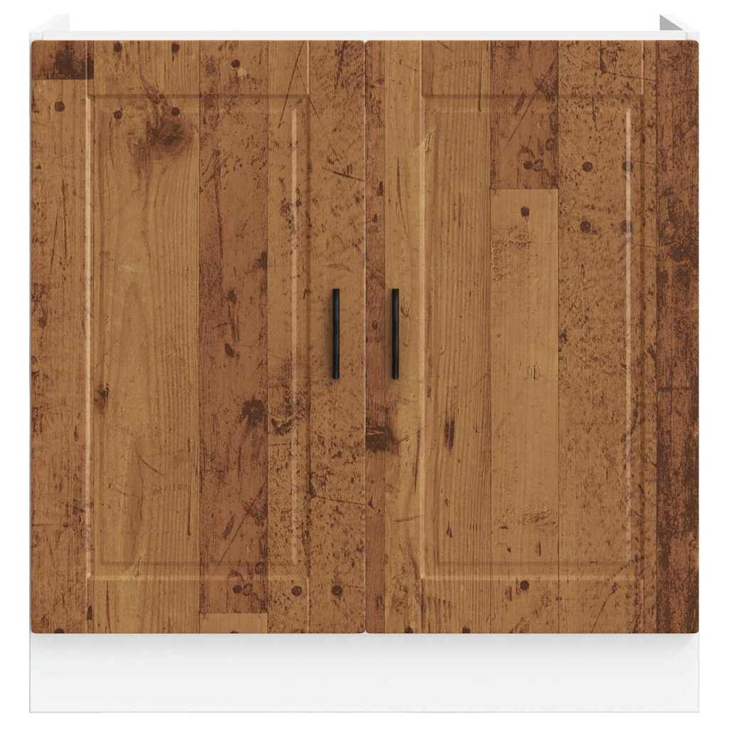 Vidaxl Sink Cabinet, Porto, Old Wood, 80X46X81.5 Cm