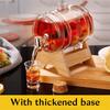 Glass Whiskey Barrel with Faucet Coke Bucket Creativity Wine Decanter  Home