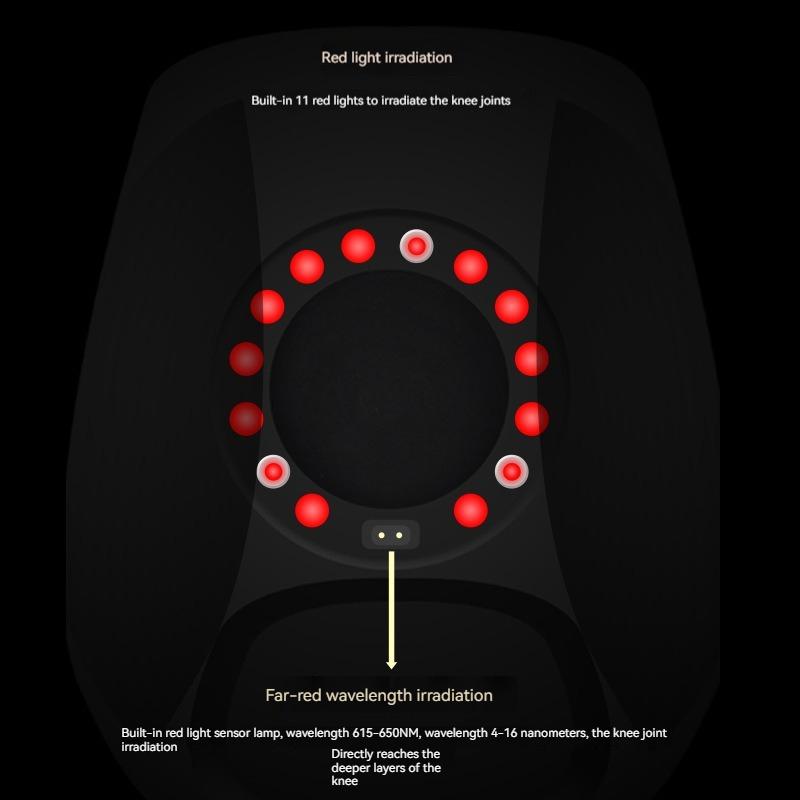Domácí nabíjení Vibrační masážní přístroj Vyhřívací nástroj na ochranu kolen Fyzikální terapie Masážní přístroj kolenního kloubu