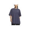 Adidas Alphabet Print Sports Casual Short Sleeve T-Shirt Women Tops Teal IS7407
