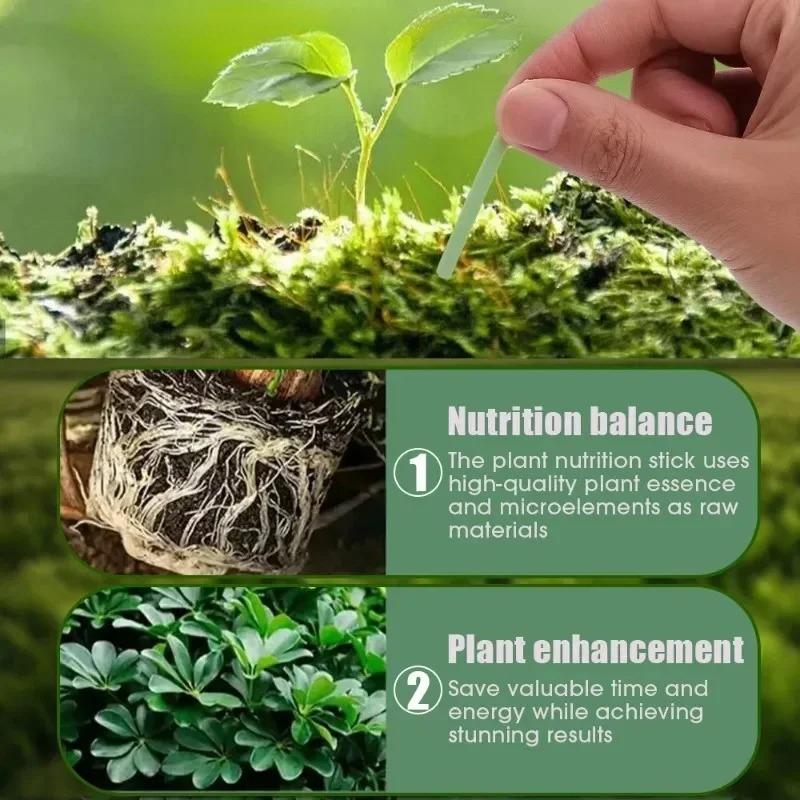 30/100PCS Plant Nutrition Bars NPK Compound Fertilizer for Healthy Growth of Fruit Vegetable Flower Plant Garden Care Gardening Accessory