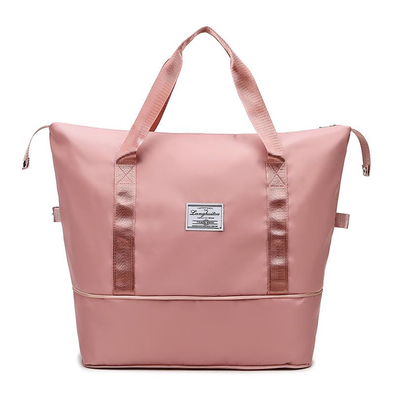 Damen Erweiterbare Reisetasche - Handgepäck, Sport-, Yoga-, Fitness- und Mutterschaftstasche mit Gepäckaufbewahrung.