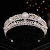 Silberne Kristall Diademe und Kronen Haarreif für Damen Party Braut Hochzeit Haarschmuck Schmuck Krone Diadem Haarreif Geschenk