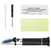 Timvasion Seawater Salinity Meter, Automatic Temperature Compensation (ATC) Handheld Refractometer, Seawater Hydrometer, for Marine Aquarium Tank Sali