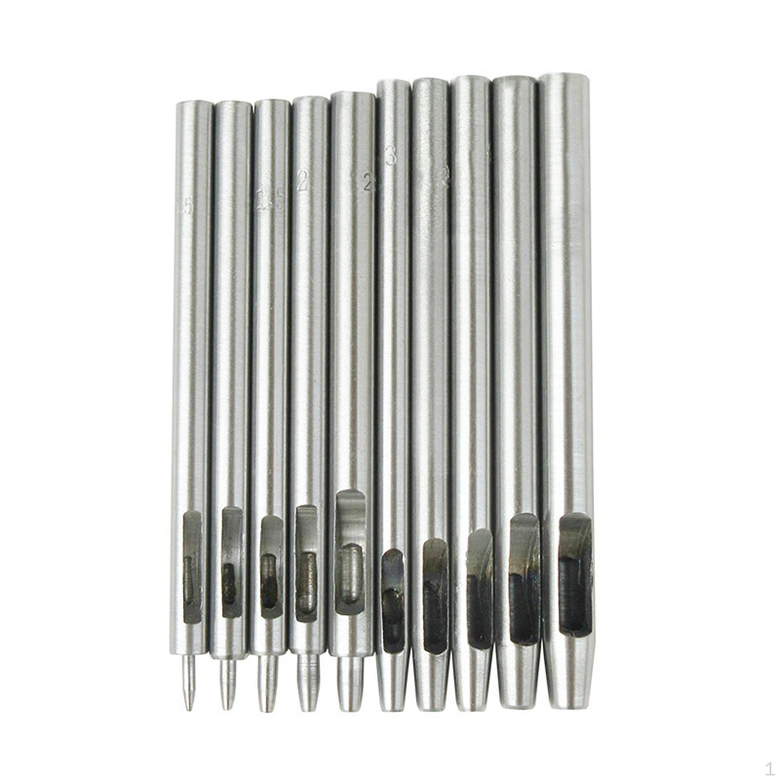 

Hollow Hole Punch for Leather Craft Carving Metal Punchers Tools Bag Strap