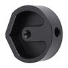 Aluminum Alloy Tripod Mount Adapter Rugged RV Mounting Tripod Bracket Stand for RV Trailer Yacht Camping Vehicle Black