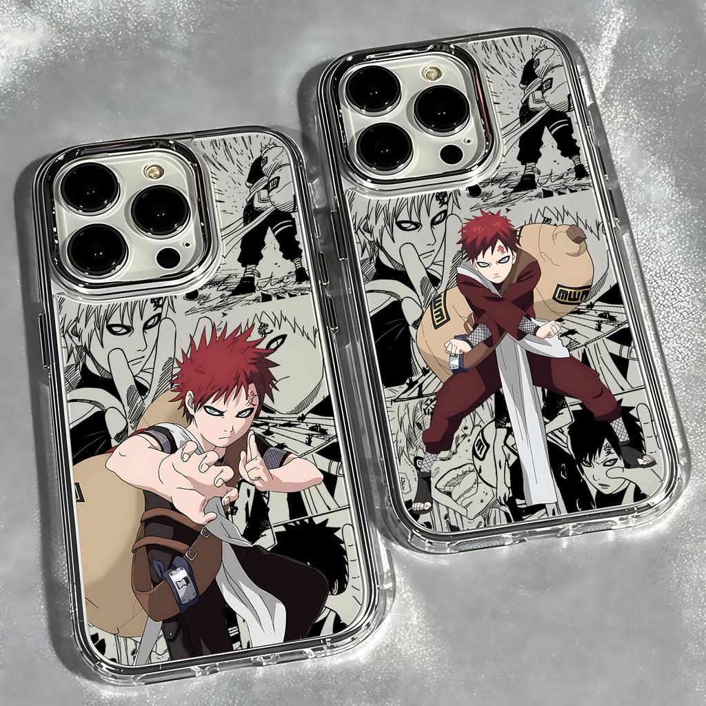 Anime Narutos Gaaras Phone Case For iPhone 17e 17 16e 16 15 14 13 12 11 mini Pro Max X XR XSMAX 8 7 Air Plus Clear