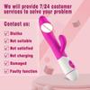 Powerful Rabbit Vibrator dildo Clitoris G Spot Stimulator Female Vibrator Vagina Massage Masturbator Adult Sex Toy for Women 18+