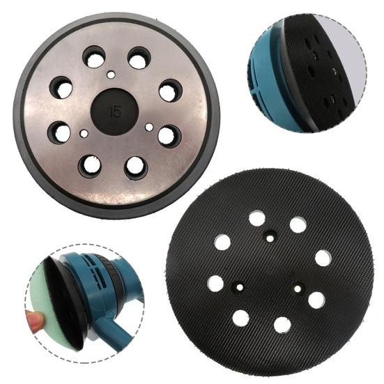 5 Inch 8 Hole 3 Nail Replacement Sanding Pad for Makita Electric Orbital Sander