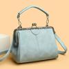 Solid Color PU Zipper Models Youth Sweet Women's Shoulder Bag 2026 High Quality Light Luxury Small Square Single Crossbody Bags