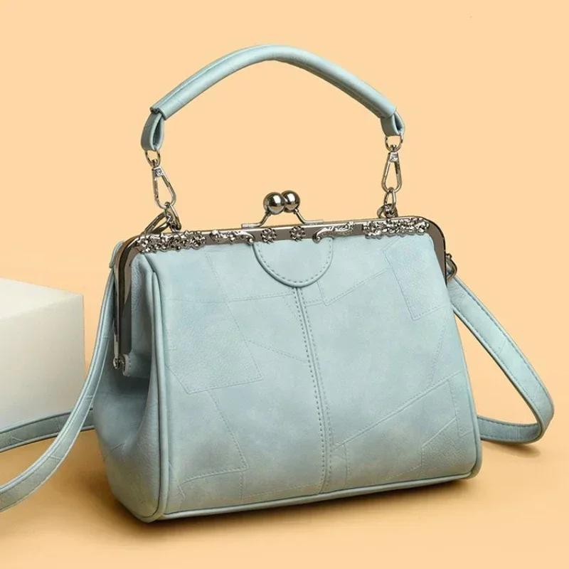 Solid Color PU Zipper Models Youth Sweet Women's Shoulder Bag 2026 High Quality Light Luxury Small Square Single Crossbody Bags