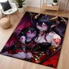 Dark Gothic Anime Girl Indoor Rug Soft Texture Nonslip Carpet For Kids Bedroom Play Area Home Party Decor Valentine'S Day Gift