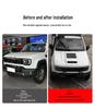 2024 BJ40 Off-Road Hood with Glass Air Intake & Muscular Design