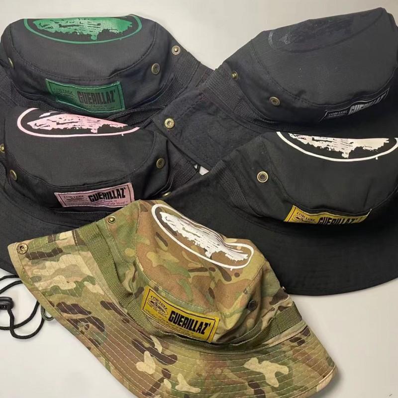 Corteiz 5 Starz Guerrillaz Bucket Hat Men Women - Wide Brim Sun In Acrylic UV Protection All Season