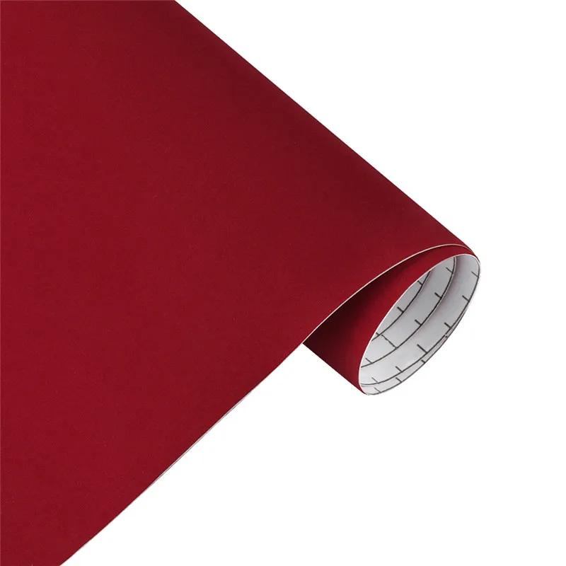 50*200/600cm Suede Velvet Vinyl Film Car Wrapping Sheet Stickers For Vehicle Console Computer Skin Decal Auto External Accessory