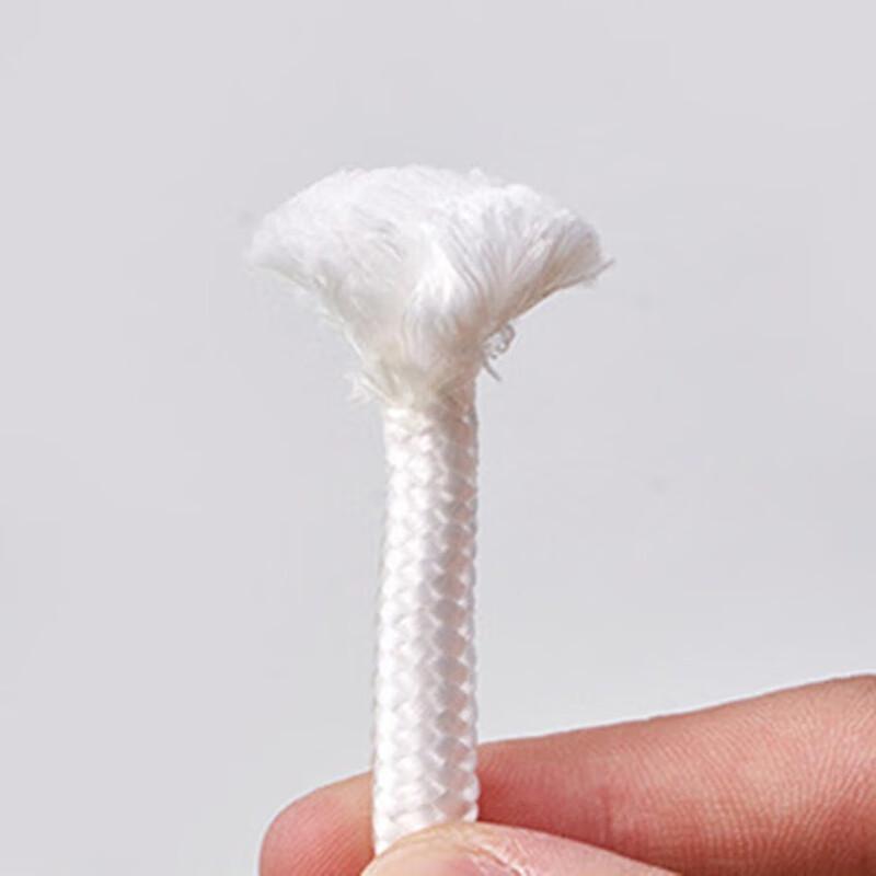 White 8mm Nylon Braided Multi-purpose Rope