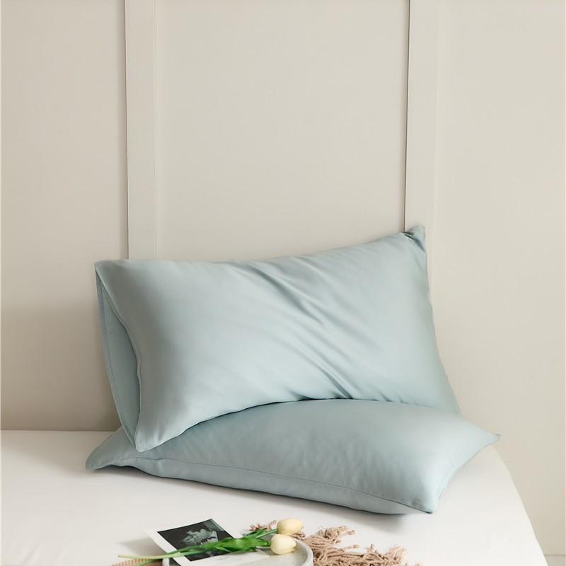 

Комплект з 2 наволочок з крижаного шовку Lenzing Tencel на 60 ниток - Однотонні, Охолоджуючі, Мінімалістичний дизайн для одинарних/подвійних подушок. 48*74cm [Single]