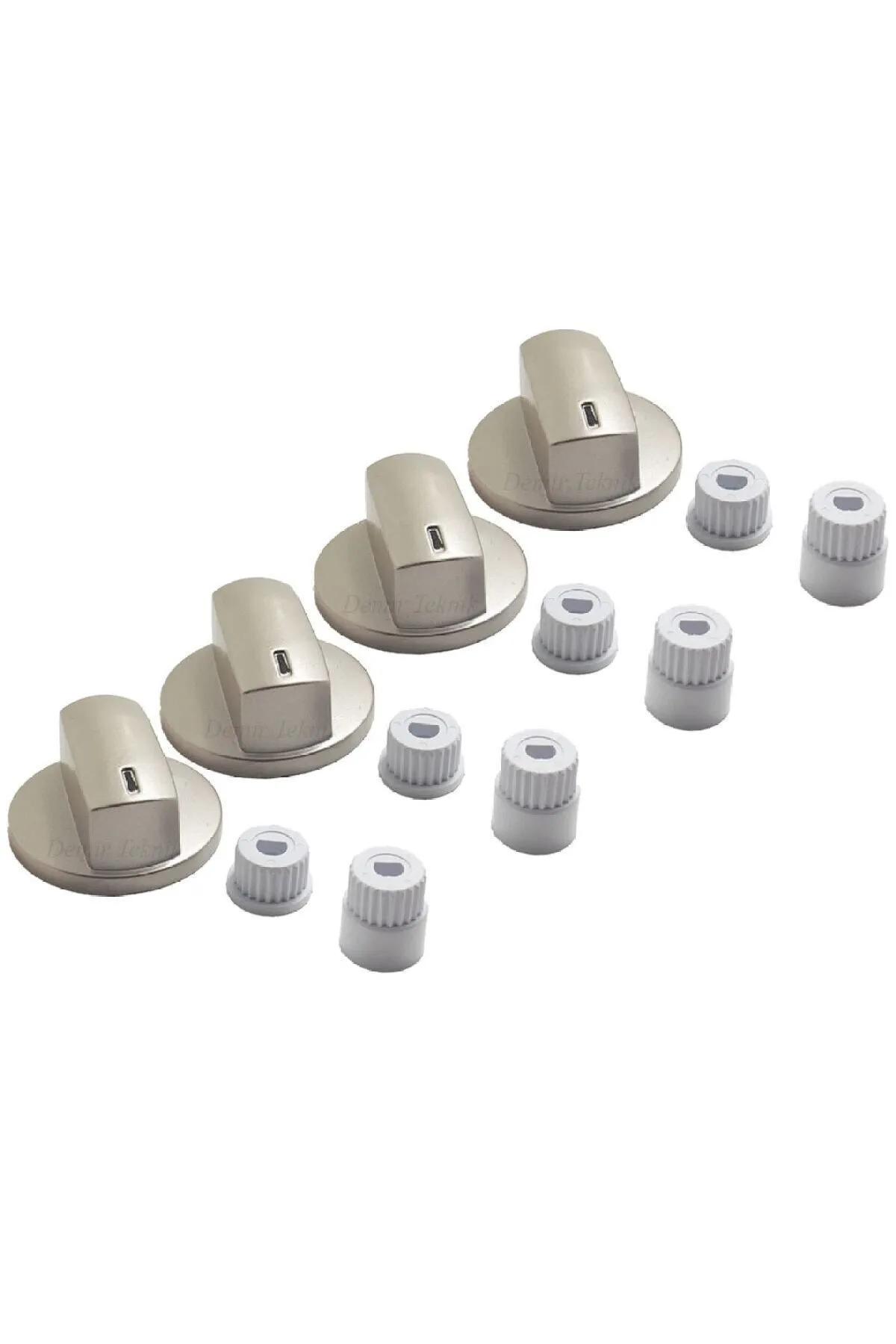 

Universal Stove Oven Built-in Knob Set - Gray