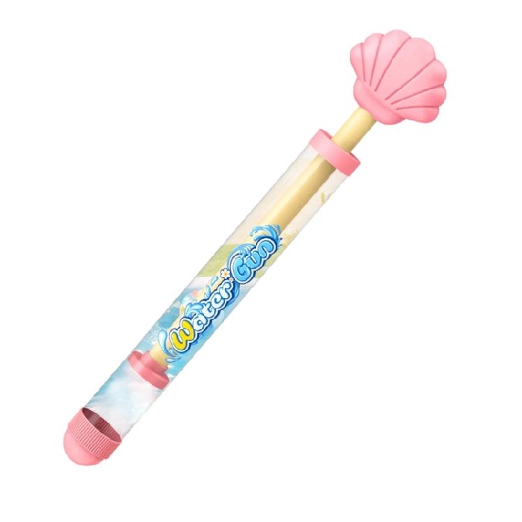 Children Pull Pump Play Waters Blasters With Jet And Beach Shell for Outdoor Play Kids Beach Garden Fun