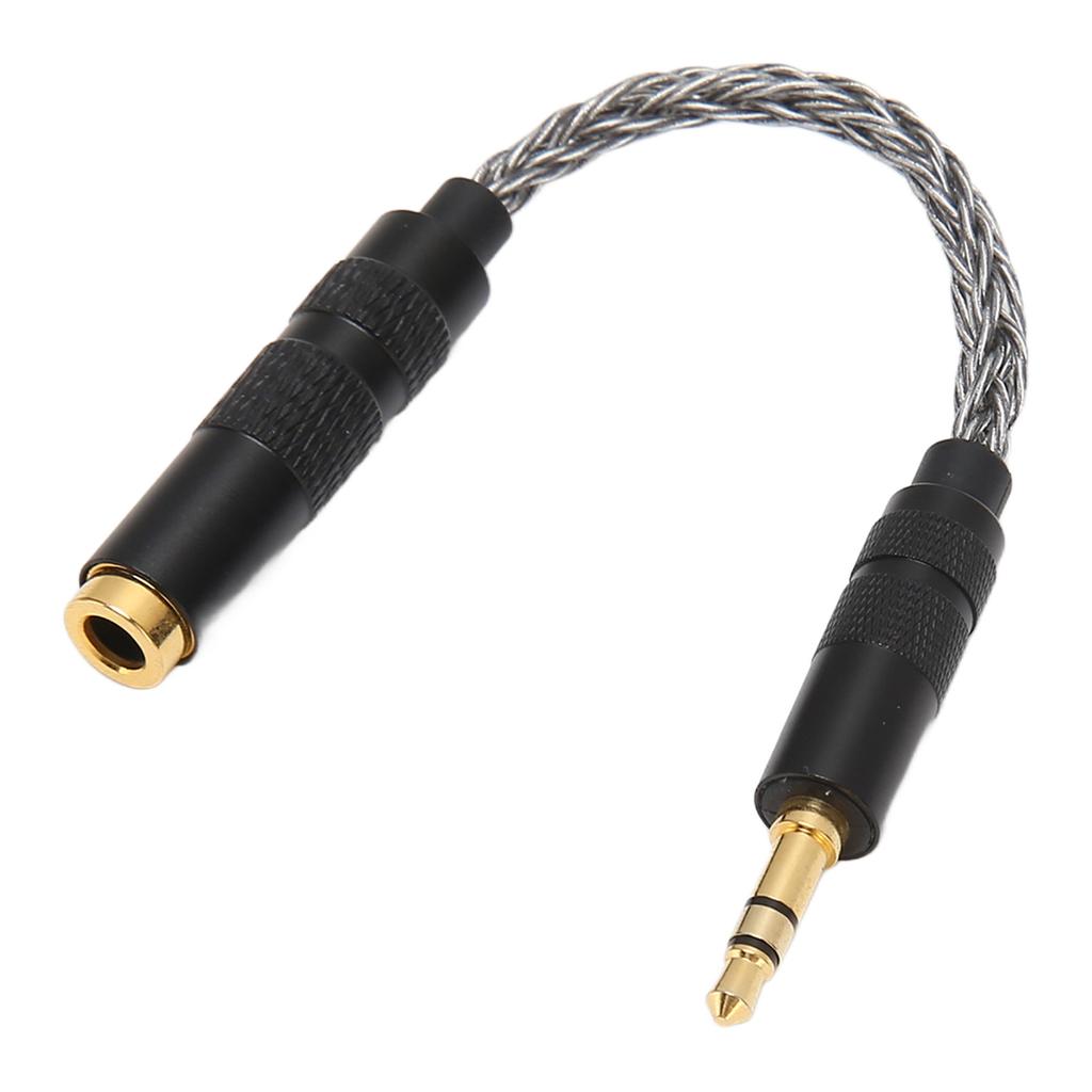 4.4mm Balanced Female to 3.5mm Stereo Male Adapter Cable Gold Plated Connectors Portable Headphone Convert Cable