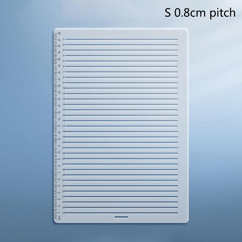 Kalligraphie-Schablone, gerade Linie, A4, klares Lineal, Schreibwerkzeug, Geometrie-Vorlage