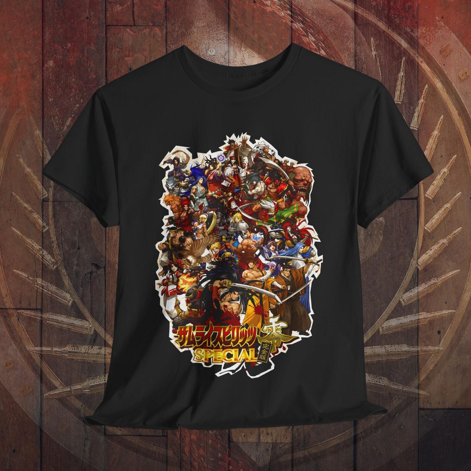 Samurai Shodown Arcade Game Unisex T-Shirt Mens Womens Tees Top, Gaming Tee Shirt Collection M