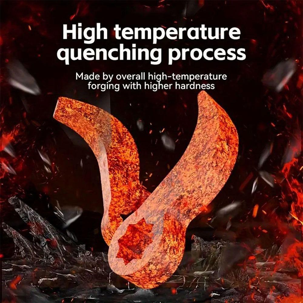 1Pcs Adjustable Angle Crowbar Adapter Head  for 1/2" Ratchet Open-end Wrench