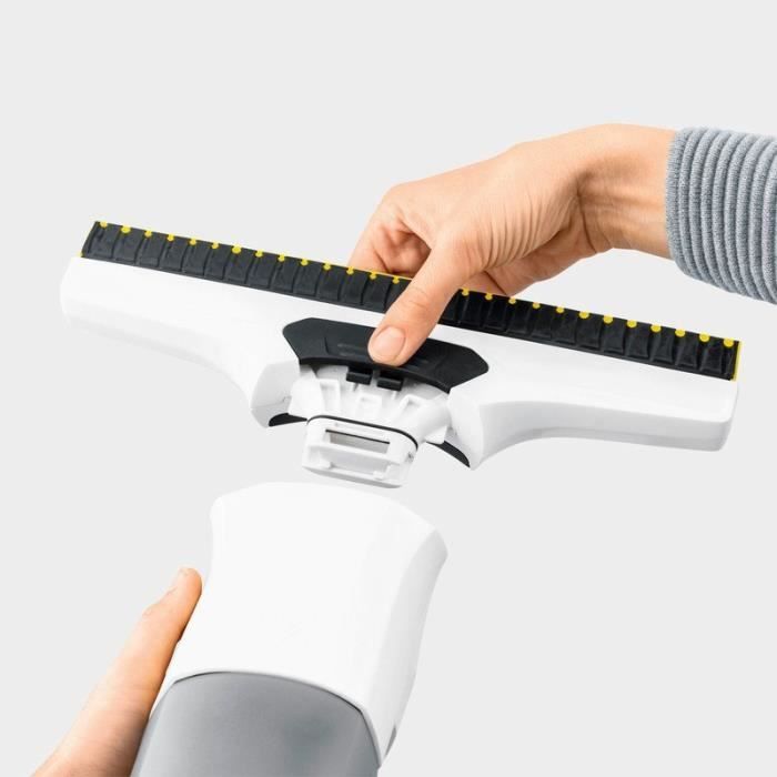 KARCHER WV 6 Plus - Nettoyeur de vitres - Raclette XL 280 mm - Autonomie 100 min - Nettoie jusqu'à 300m² (environ 100 fenêtres)