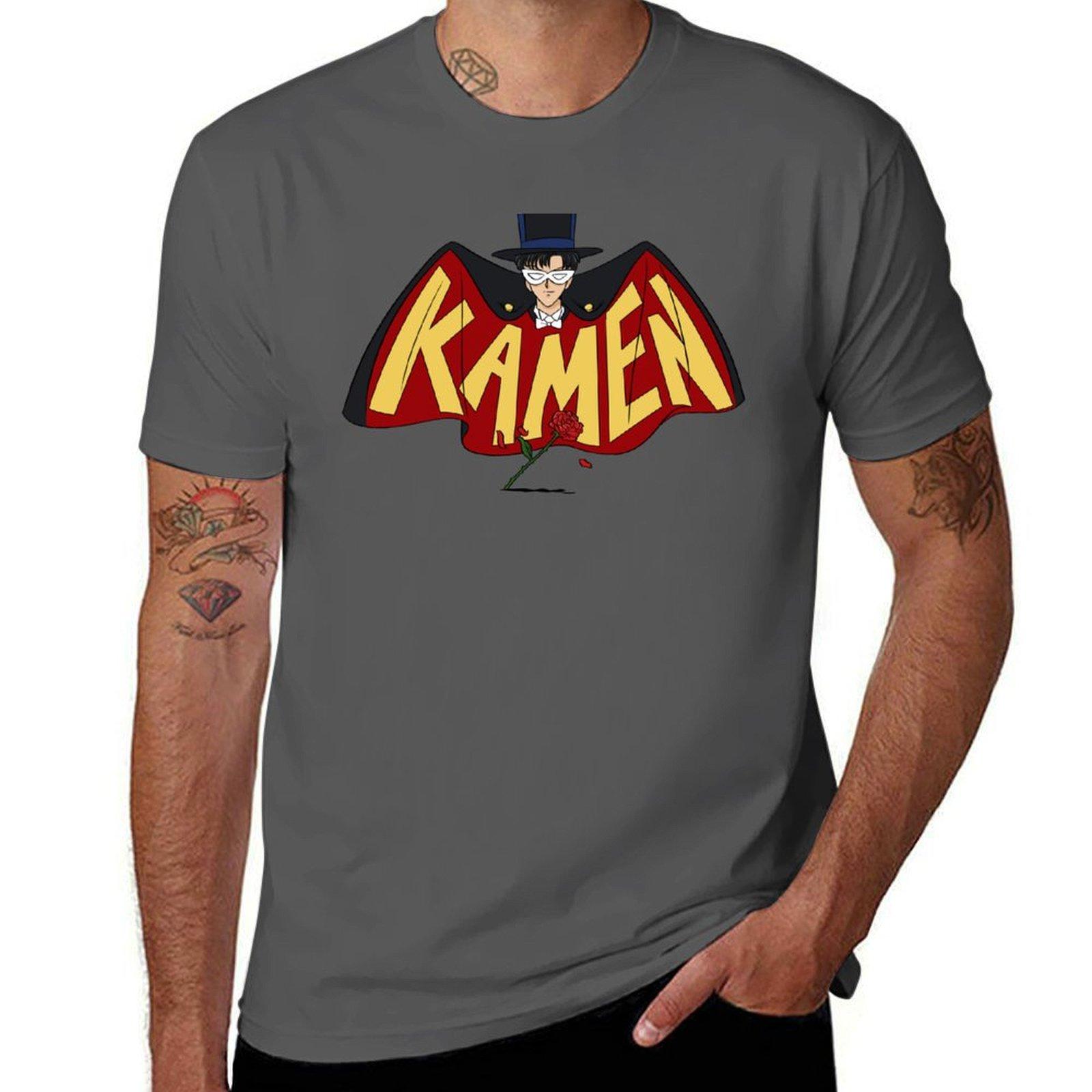 

t Logo T-Shirt slim man man Retro for Kamen Tuxedo fit shirts t shirt for 4XL