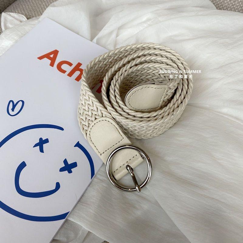 Elegant Retro Ethnic Dress Waist Cincher With Unique Weaving Design For Ladies