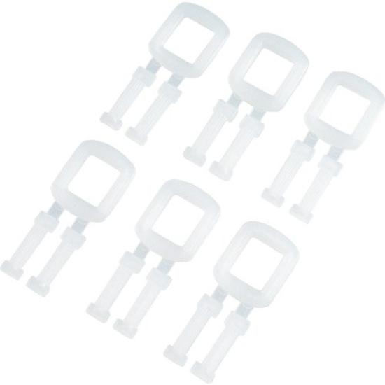 TRUSCO PP Band Pack of 1000 Stoppers, 16mm,