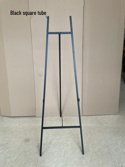 Gold Wedding Iron Easel: Photo Frame & Welcome Sign Display Stand for Nordic Oil Paintings