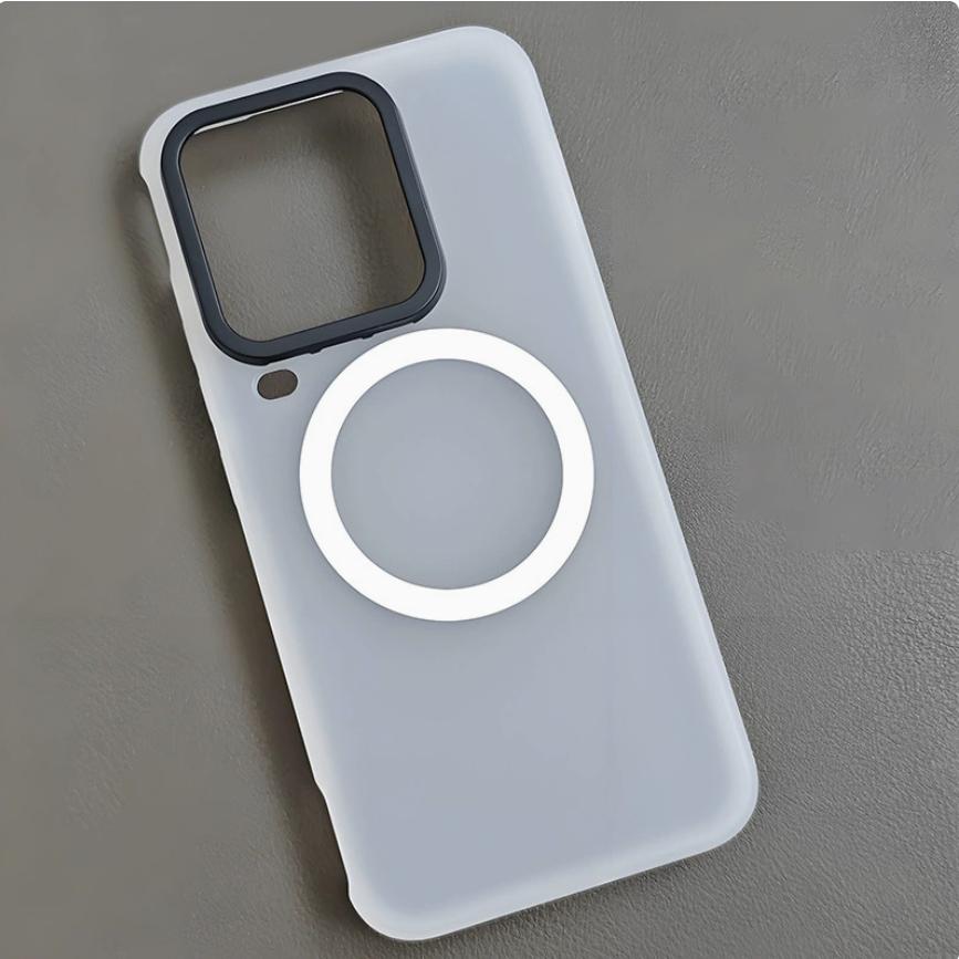 For iQOO 15 Ultra Case Drop-proof Magsafe Anti-Fingerprint Slim Matte Black Translucent Frosted Baby Skin Touch Phone Cover