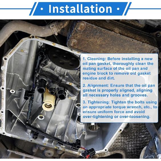 Car Transmission Filter Oil Pan Gasket Engine Oil Pan Gasket Seal No.2705A049 for Mitsubishi Outlander 2.4L 2016-2024 1 Pcs