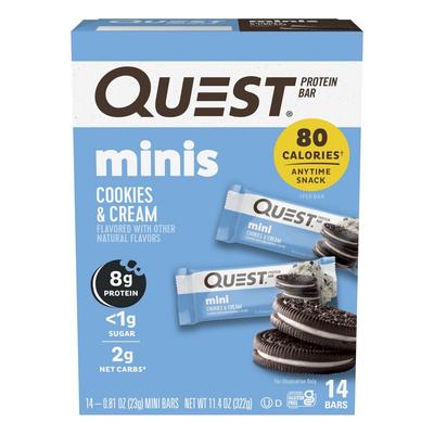 Mini Protein Bar Cookie & Cream Flavor 14 Pieces