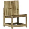 VidaXL Garden Chair, Seat with Backrest, Dining Chair, Camping Armchair, Outdoor Patio Terrace Furniture, Wood 832619