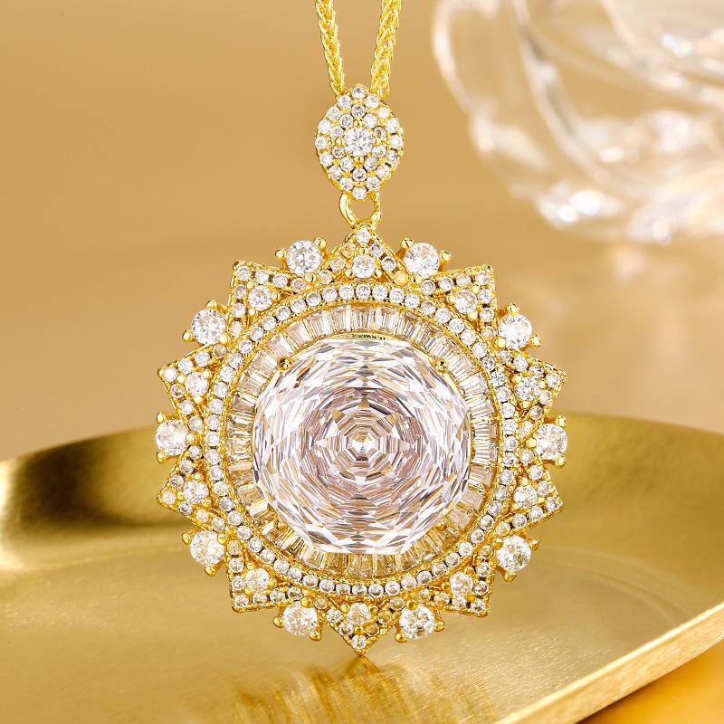 

Ювелирные изделия Медное основание Позолоченное Розовый Чепала Зеленый Подсолнух Золотой Кулон Основной Камень 18 мм