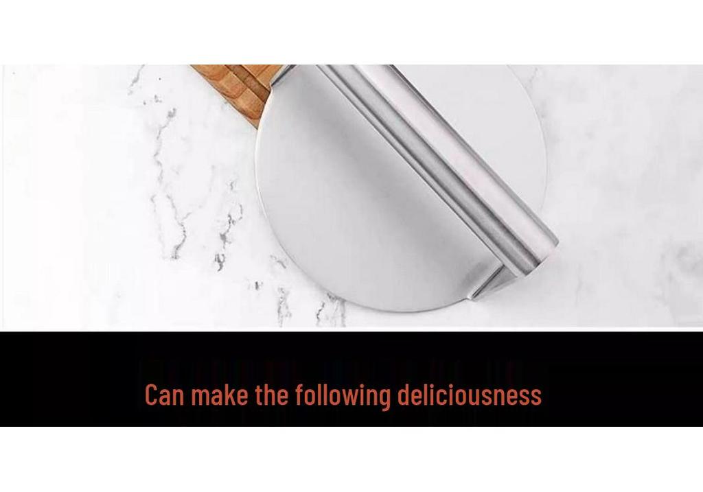 Stainless Steel Patty & Dough Press - Pancake, Dumpling, Squid & Burger Round Press Tool