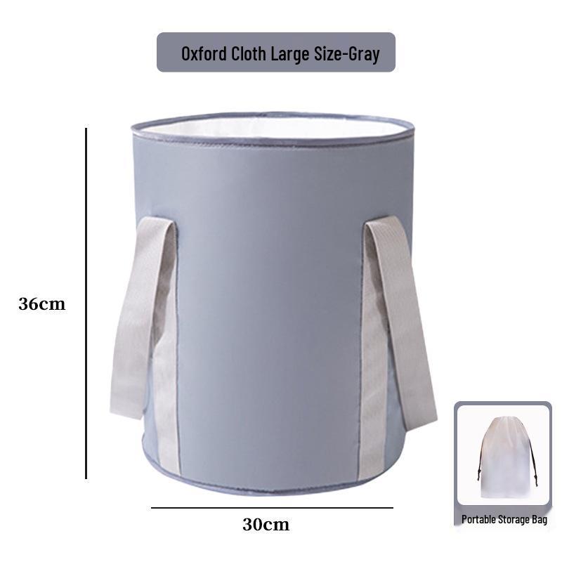 Portable Foldable Foot Bath Basin - Oxford Cloth, Insulated, for Travel or Dormitory Use