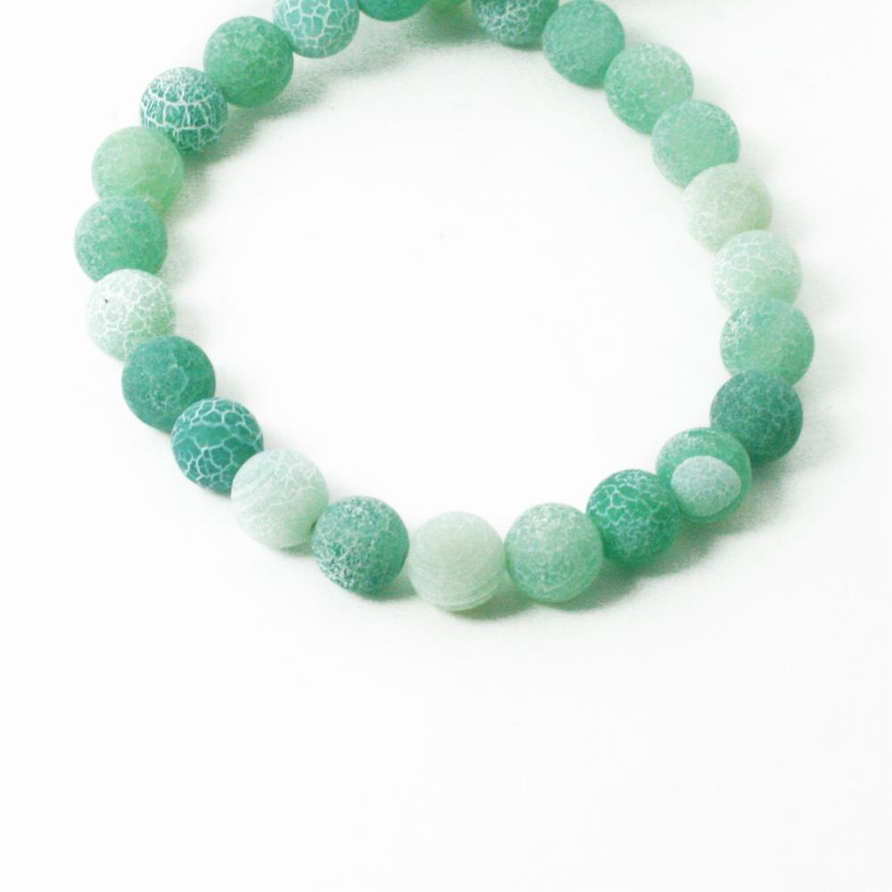 Natural Stone Frost Crab Colorful Carnelian Round Loose Beads 6 8 10 12 14MM For Jewelry Making