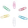 120 Pcs 28mm 33mm Paper Clips Plastic Clips Letter Clips Colorful Paper Clips Office Clips School Office Supplies