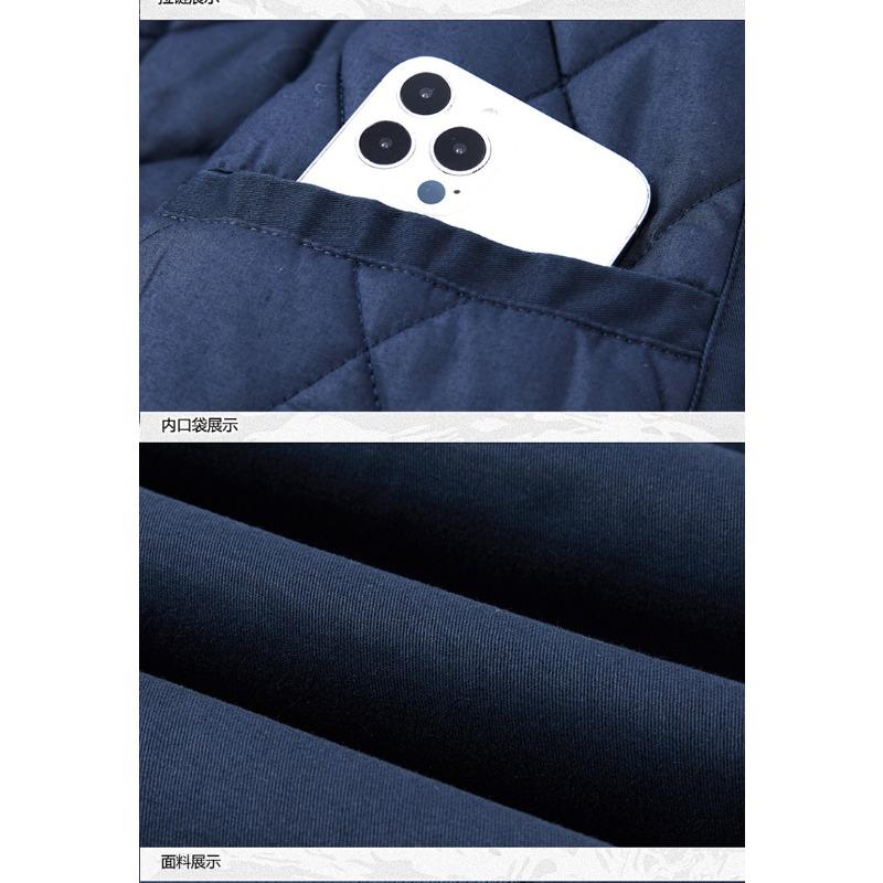 Autumn and winter cotton clothes, men's thickened warm jackets, casual flight jackets, baseball collars, workwear, trendy cotton clothes