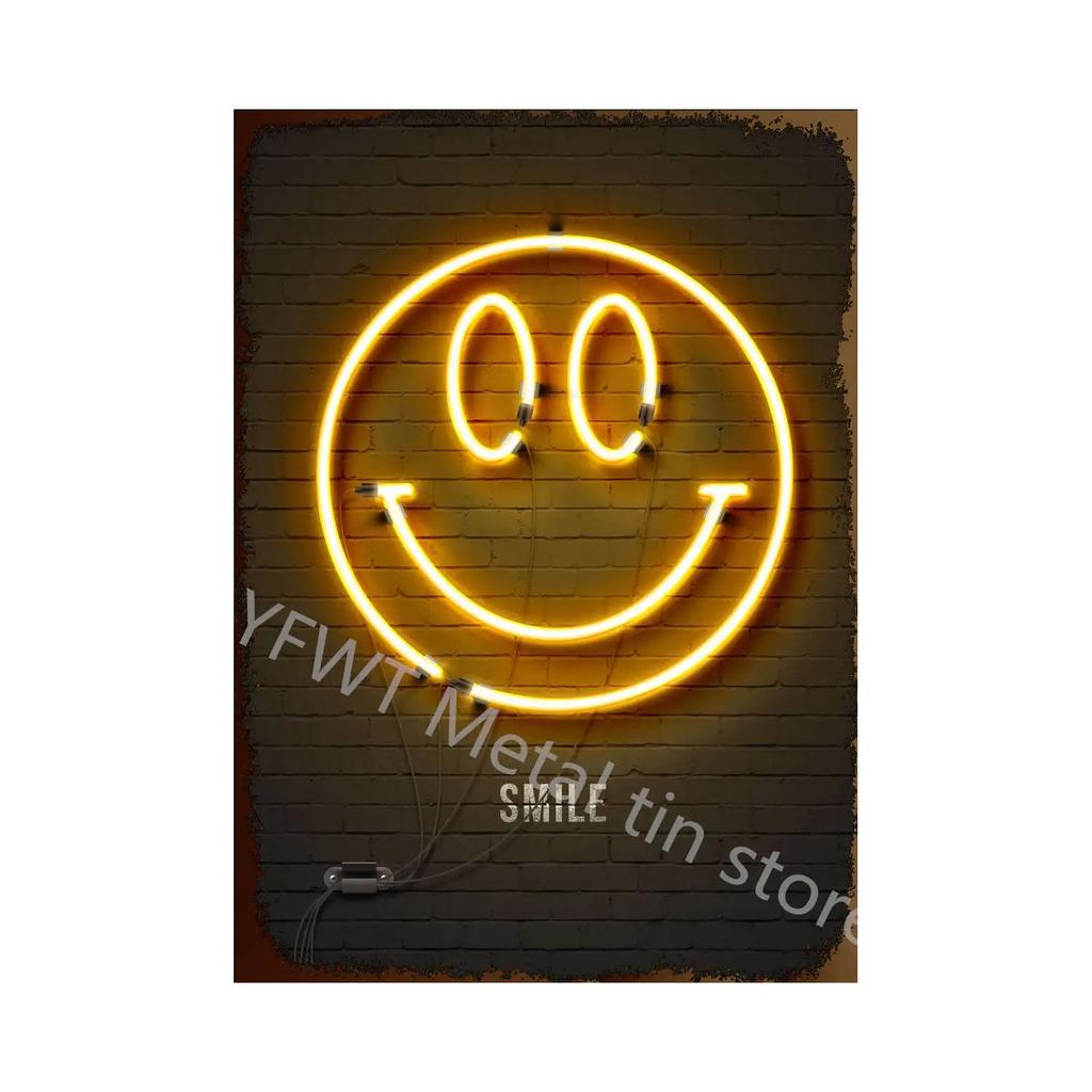 Vintage Colorful Neon Toilet Sign Sexy Woman Plaque Vintage Tin Sign Retro Metal Sign Decorative Plaque Wall Decor