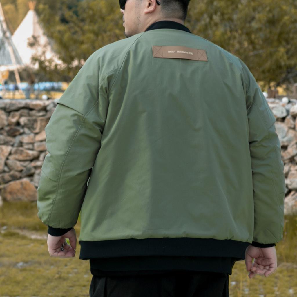 F.A.T STANDILITY ジャケット　XL Buy Men's Spring and Autumn Loose Plus Size Bomber Jacket
