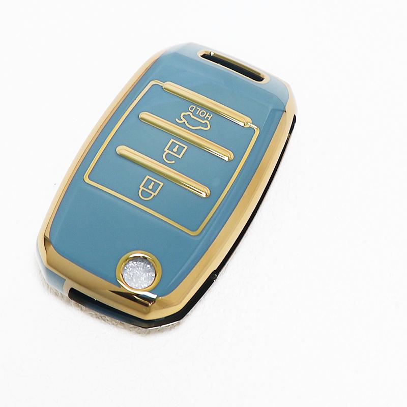 For Kia Optima Xceed Ceed 2 Sorento 2011 Forte Niro Soul Ev6 Sportage 4 Stonic Rio 3 4 Hyundai I30 Car Key Case Cover