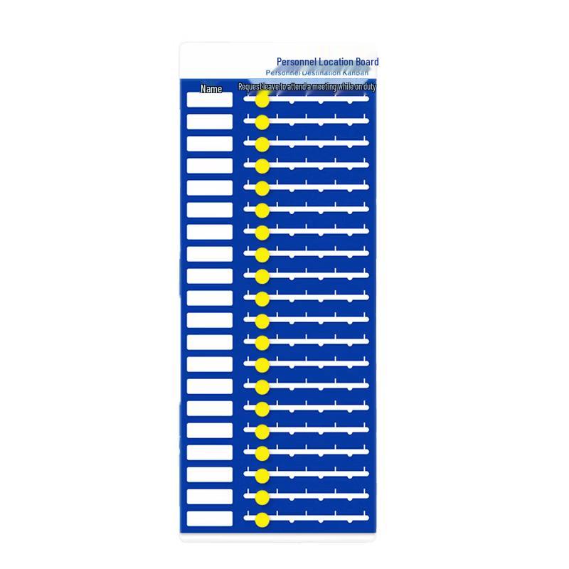 Acrylic Employee Status and Attendance Board