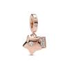 Pandora Star Pendant Charm Women's Rose Gold 782483C01