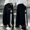 Autumn Big Boys Causal Pants Kids Loose Cotton Sports Pants 110-170 Black Grey Trousers for Children Spring Kids Clothing 2025
