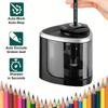 Electric Pencil Sharpener Automatic Desktop Pencil Sharpener for School Office Classroom Home Stationery Supplies