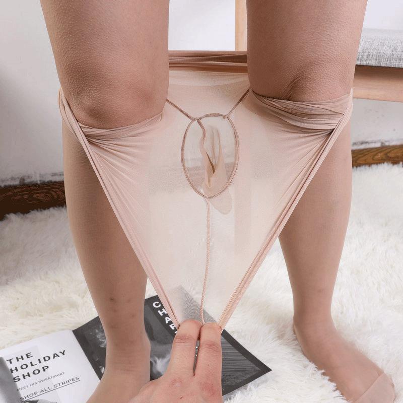Ultra-thin Men's Stockings Pantyhose with Jj Set Invisible Spring and Summer D-wrapped Core Silk Men's Pantyhose